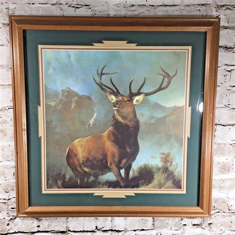 Landseer’s 1851 Monarch Of The Glen Professionally Framed Matted Print ...