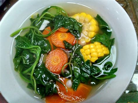 Sayur Bayam Kunci : Resep Sayur Bayam Bening dan Cara Membuatnya yang ...