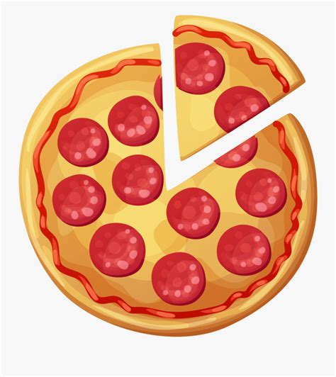 Transparent Cartoon Pizza Png - Transparent Pepperoni Pizza Cartoon ...