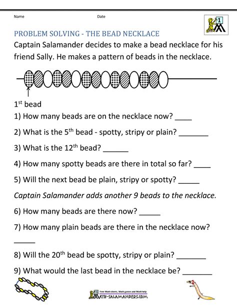 Math Problems for children 1st Grade