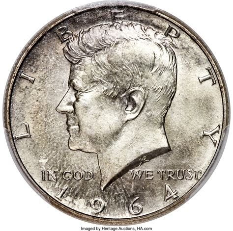 1964 50C SMS SP67 PCGS.... SMS Kennedy Half Dollars | Lot #3760 | Heritage Auctions