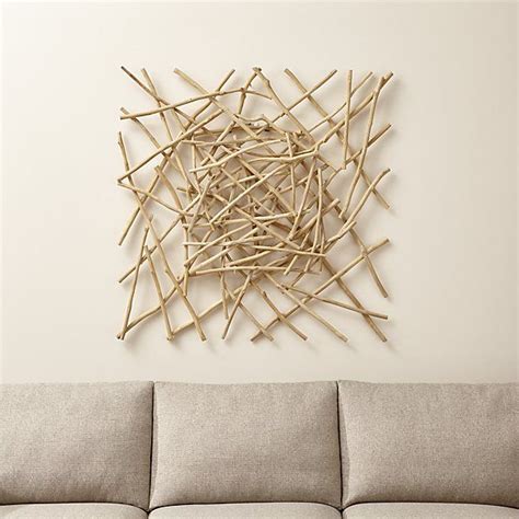 Sticks Wood Wall Art | Stick wall art, Wood wall art, Stick on wood wall