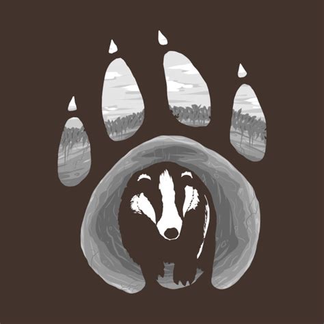 Badger Paw - Badger - T-Shirt | TeePublic