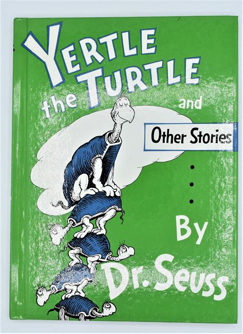 Yertle the Turtle and Other Stories by Dr. Seuss 1986 | Etsy