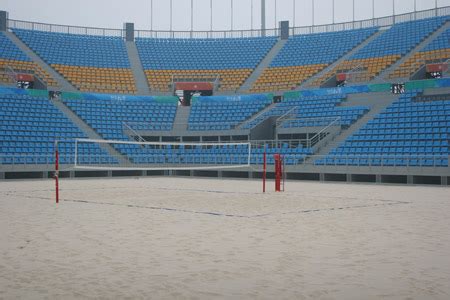 Beach Volleyball Ground -- china.org.cn