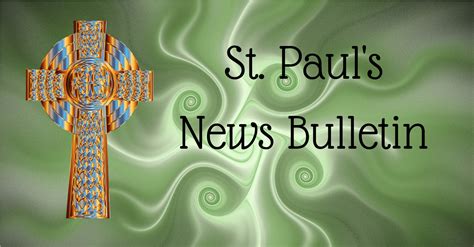 St. Paul's March 17 News Bulletin | St. Paul's Anglican Church