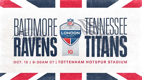 Titans to Face Ravens in London on Sunday, October 15