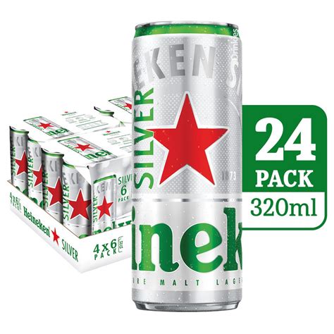 Heineken Silver Lager Beer Can 320ml (Pack of 24) | Shopee Singapore