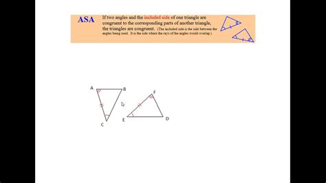 Triangle Congruence Theorems - YouTube