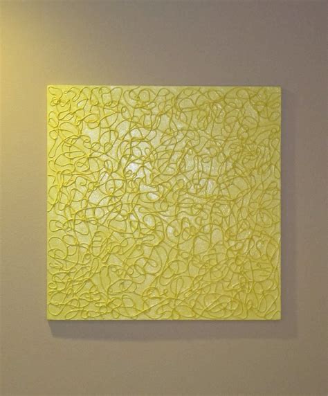 BluKatKraft: DIY Simple Textured Wall Art with String!