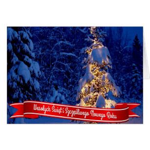 Merry Christmas In Polish Cards & Invitations | Zazzle.com.au