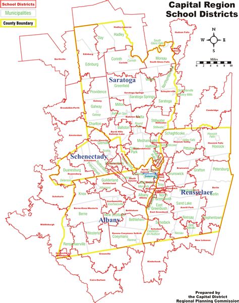 Capital District School District Maps - CDRPC