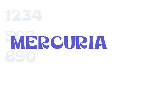 mercuria - Font Free Download