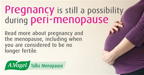 Menopause and pregnancy