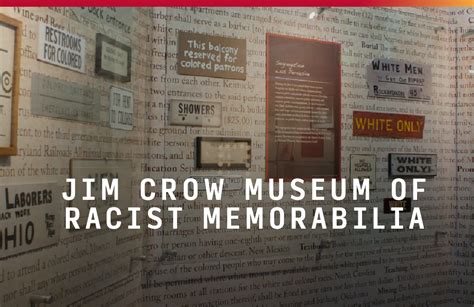 Field Trip to the Jim Crow Museum