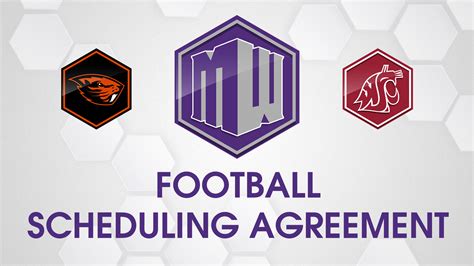 Mountain West Announces Football Scheduling Agreement With Oregon State ...