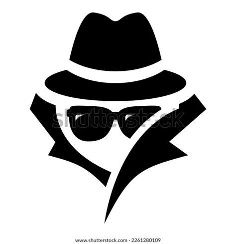 Spy Icon Detective Agent Vector Illustration Stock Vector (Royalty Free ...