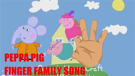 Peppa Pig Finger Family Song \ Nursery Rhymes and More Lyrics. - YouTube