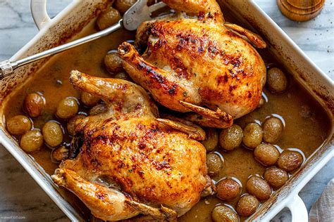 Roasted Cornish Hens Recipe with Grapes – How to Roast Cornish Hen ...