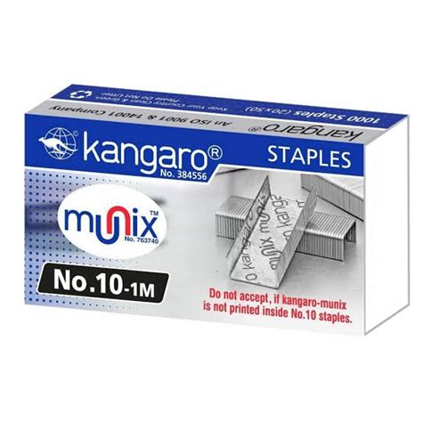 Kangaro stapler pin no.10 (Contain 1 Unit box)