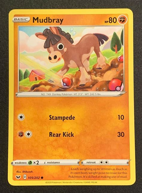 Mudbray #105 Prices | Pokemon Sword & Shield | Pokemon Cards