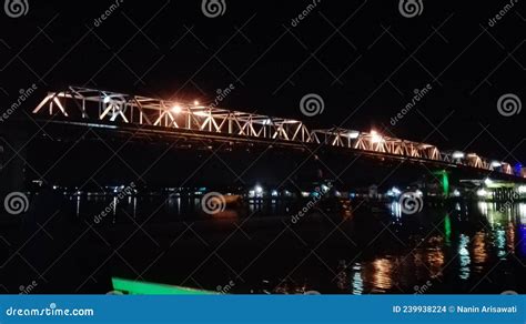 Kapuas River & Bridge in West Kalimantan Stock Photo - Image of kapuas, indonesia: 239938224