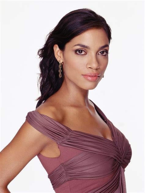 Wallpaper : Rosario Dawson, actress, brunette, brown eyes, pink lipstick, purple dresses ...