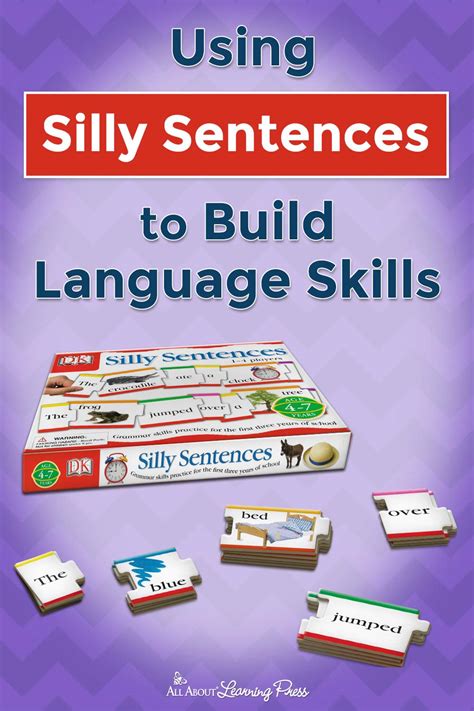 Using Silly Sentences to Build Language Skills + Printable Game Sheet