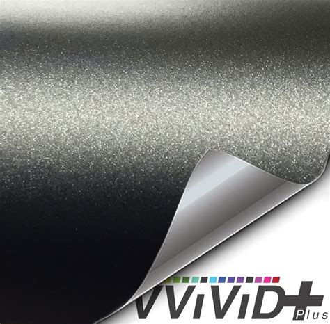 VViViD + Matte Metallic Black Vinyl Wrap (100ft x 5ft) - KLP Customs