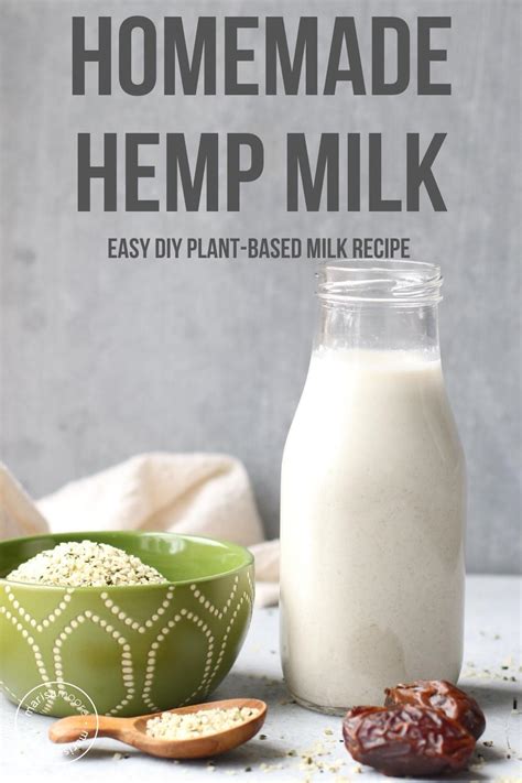 Homemade Hemp Milk - Marisa Moore Nutrition