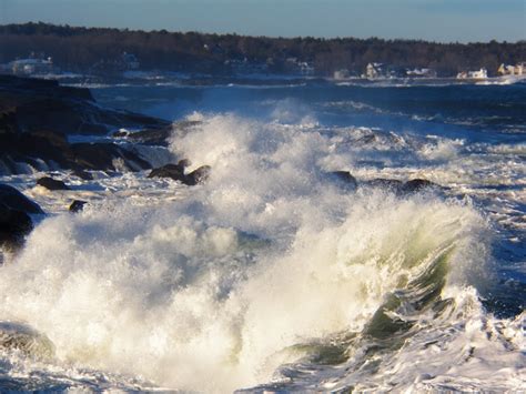 Winter Storm On The Maine Coast - Dave's Thought On