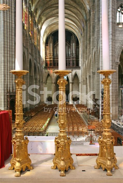 Saint Denis Basilica Cathedral, France Stock Photo | Royalty-Free ...