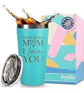 Amazon.com: Sodilly Insulated Coffee Tumbler - Coffee Tumbler With Lid - Happy Retirement ...