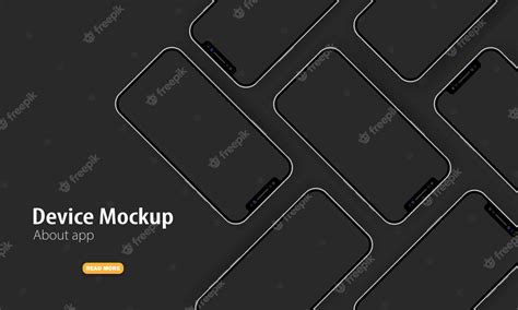 Premium Vector | Phone mockup banner. device mockup. can be used for ...