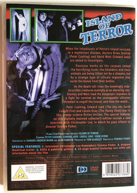 Island of Terror / COLLECTOR'S EDITION / PETER CUSHING, EDWARD JUDD ...