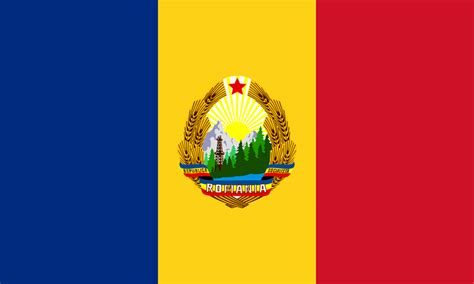 Flag of the Socialist Republic of Romania (OLD) by RedRich1917 on DeviantArt