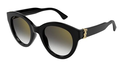 CARTIER Sunglasses Black Black Grey/*DOUBLE C – Best Designers Inc.