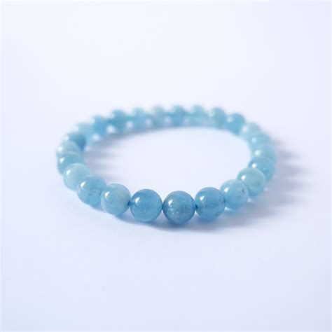 Aquamarine Crystal Bracelet – Made by KCA