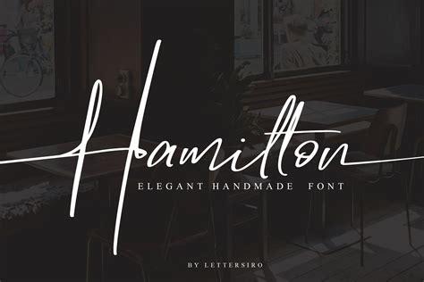 Hamilton ~ Script Fonts ~ Creative Market