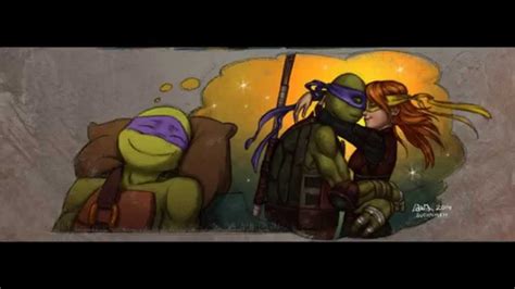 Tmnt Donnie And April Comic