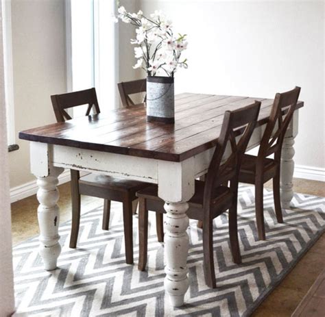 White Distressed Dining Table - Ideas on Foter