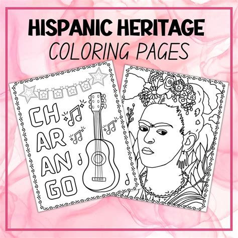 Hispanic Heritage Month Coloring Pages National Hispanic Heritage Month Coloring Sheets Latino ...