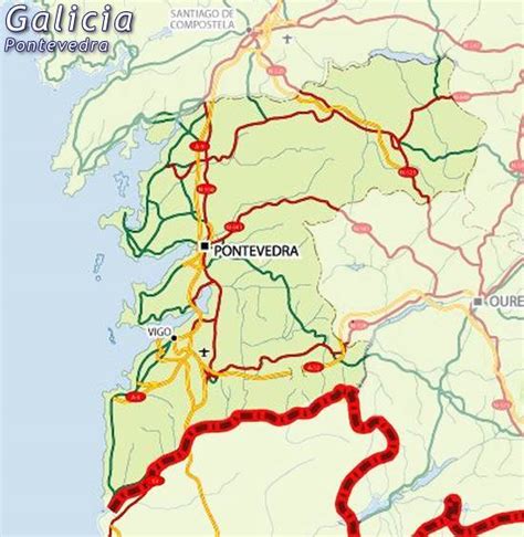 Map of Pontevedra map for planning your holiday in Pontevedra, Pontevedra spain