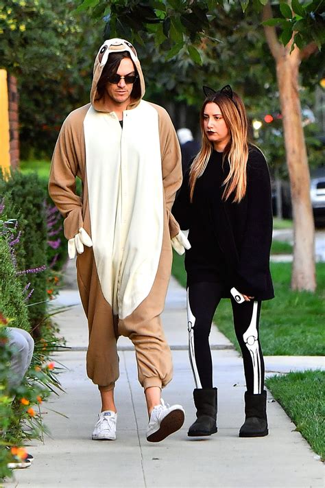 Celebrities-Trands: Ashley Tisdale with Christopher French at Trick or Treating on Halloween in ...