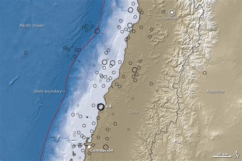 Satellite Images of Chile Earthquake - Universe Today