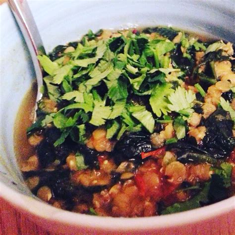 dhal + spinach