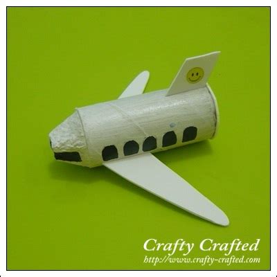 Toilet Roll Plane – Crafty-Crafted.com