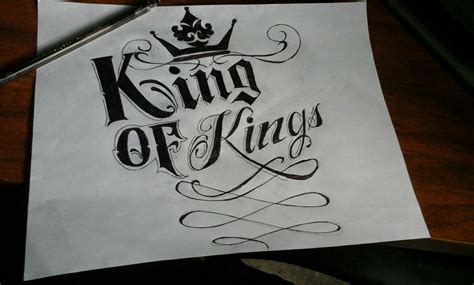 Lettering# King of kings | Disenos de unas, Dibujos, Diseño de ropa