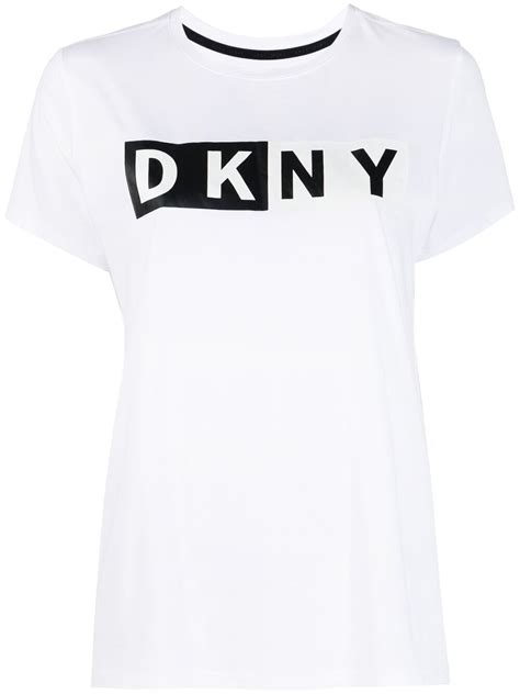 DKNY logo-print T-shirt - Farfetch