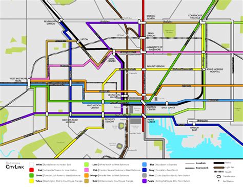 Baltimore Transit Plan "BaltimoreLink" Will Transform The City